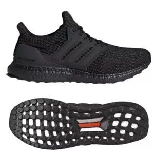 Adidas Ultraboost 4.0 DNA Tripe Black Blackout Running Core Unisex🆕⌚📦🏃💨🚚